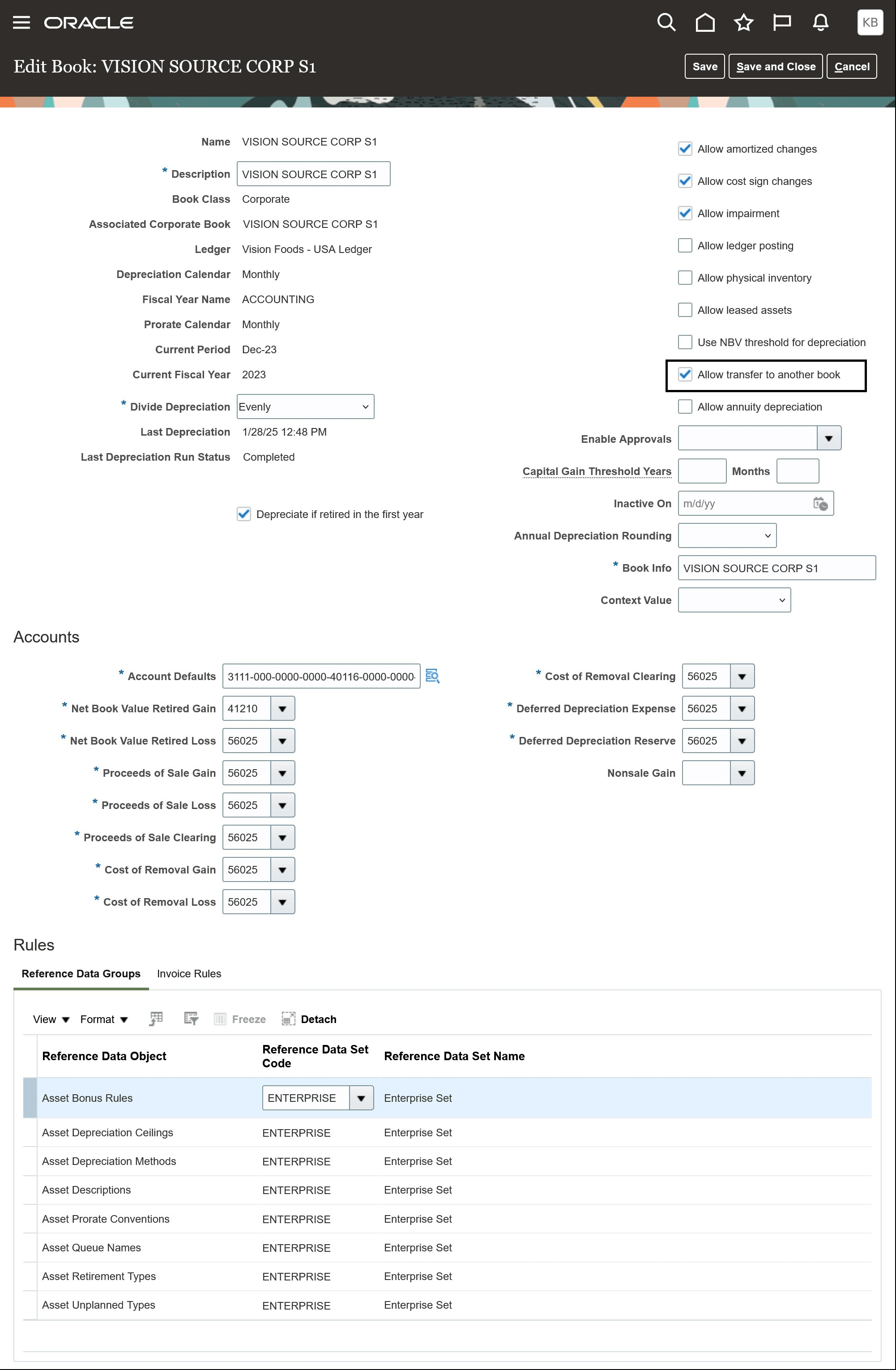 Create Asset Book Page