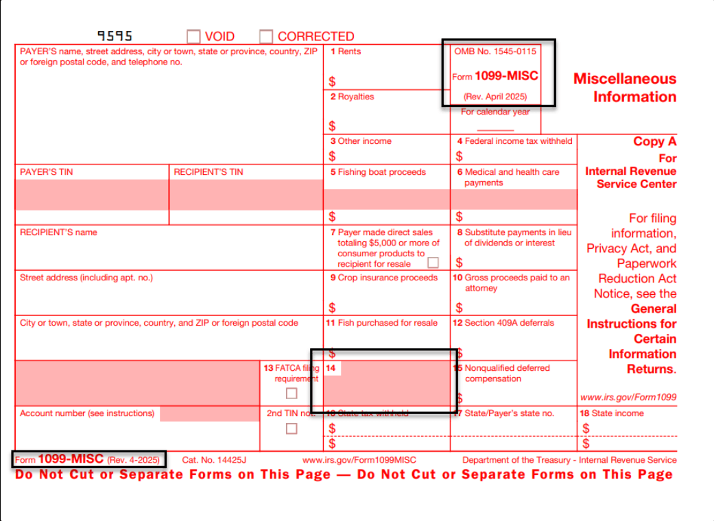 1099-MISC Form