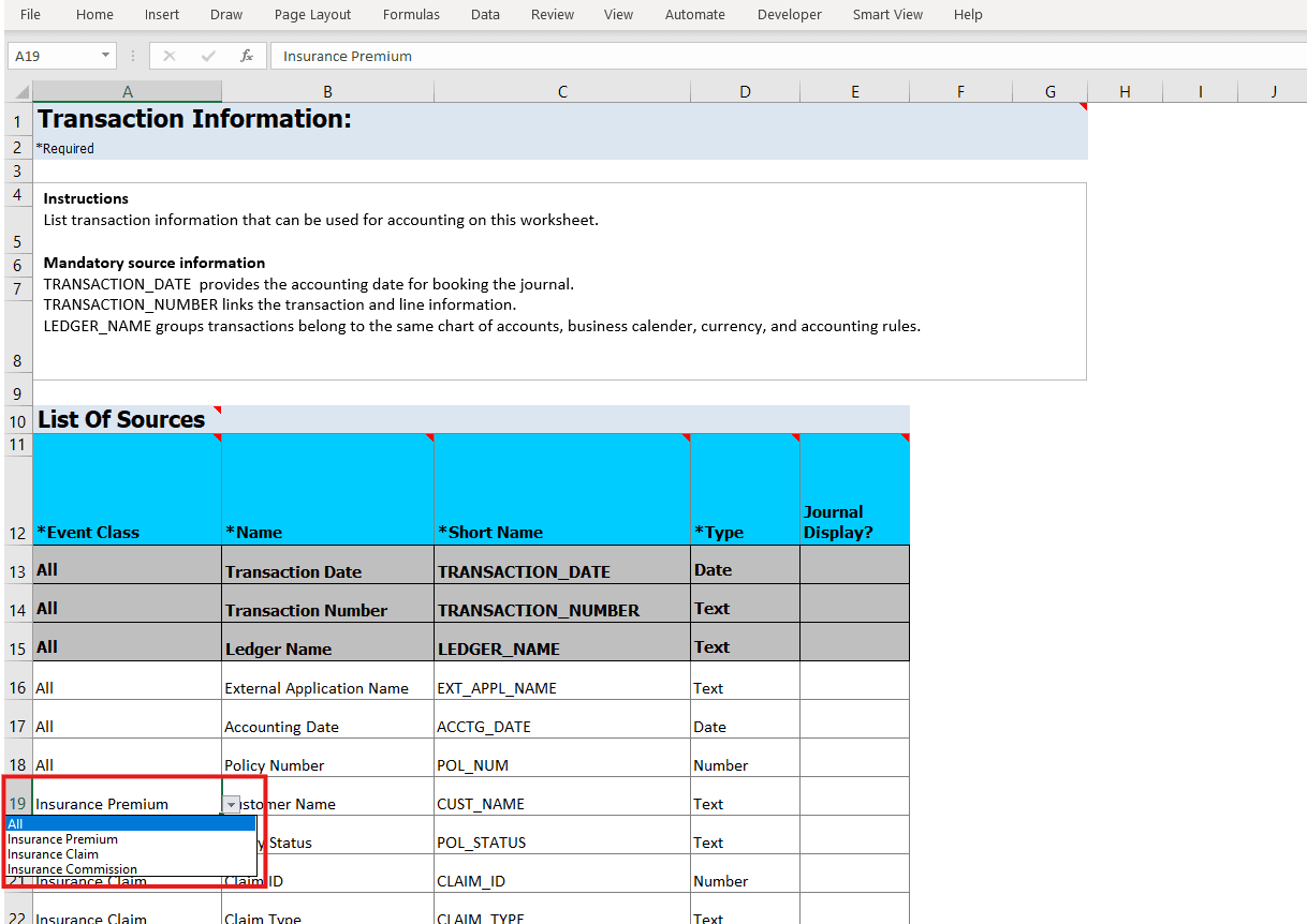 Event Class Source Assignment
