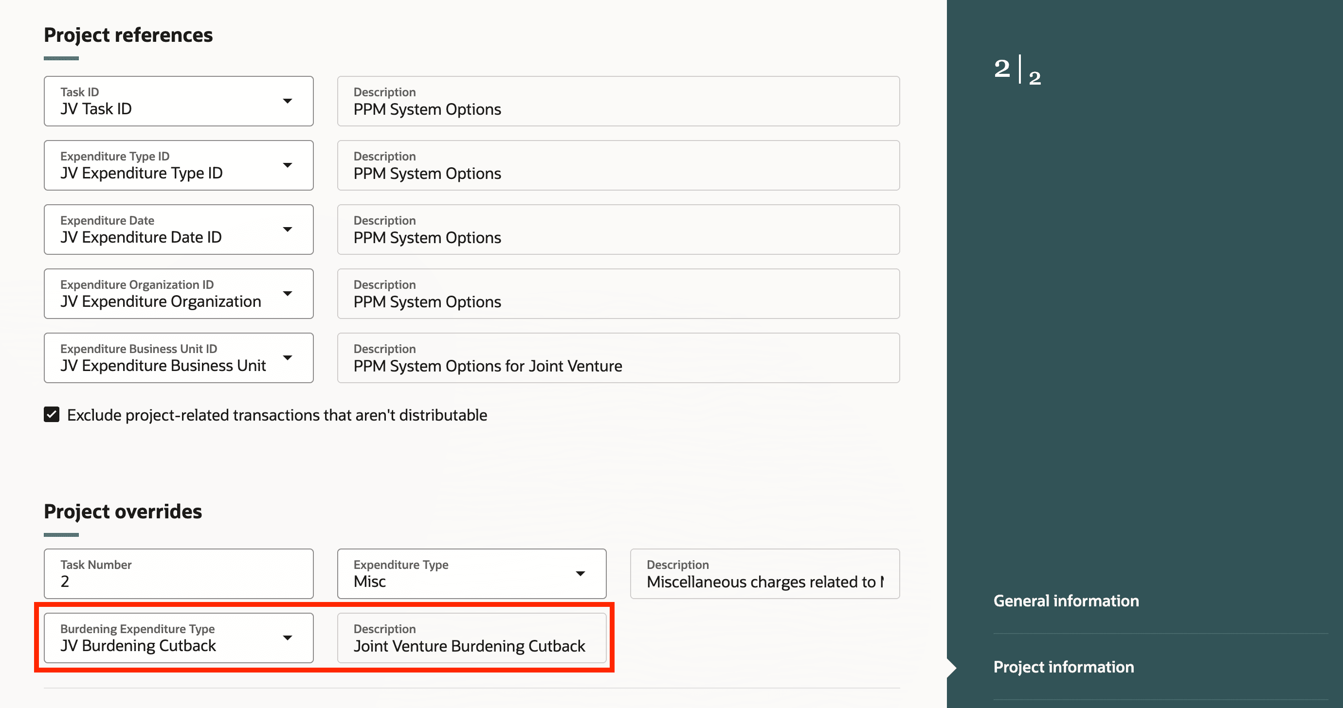Joint Venture System Options