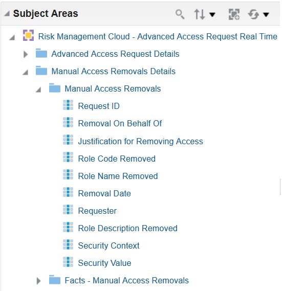 Risk Management Cloud > Advanced Access Request Real Time