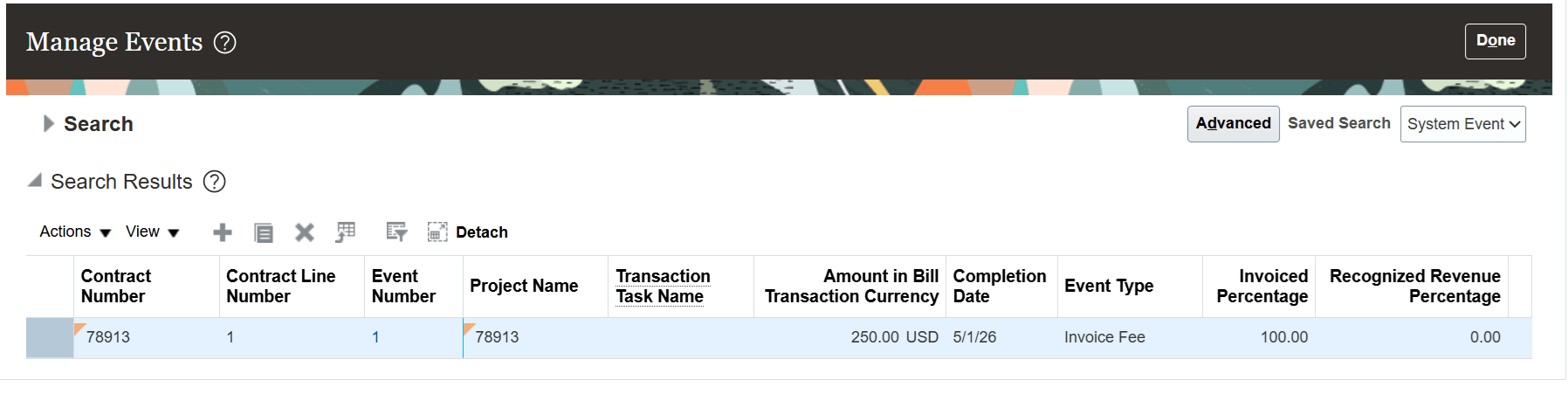 Adjustments on Billing Events