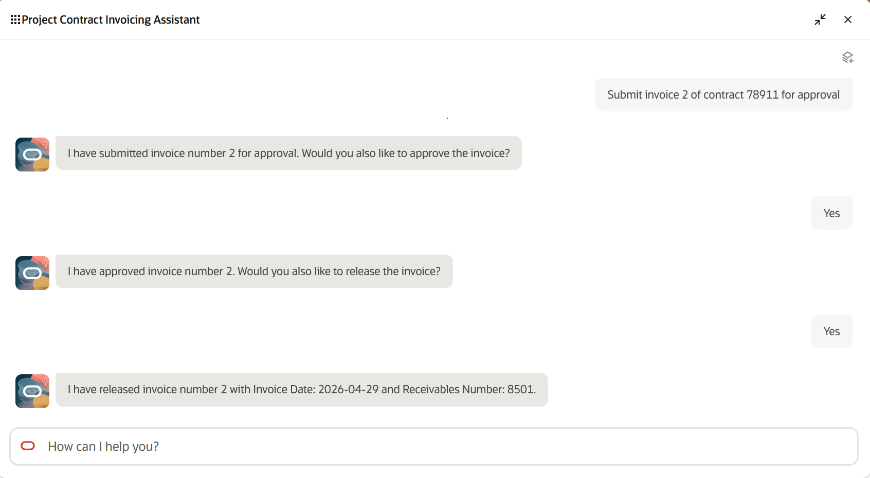 Processing an Invoice Using a Guided Experience