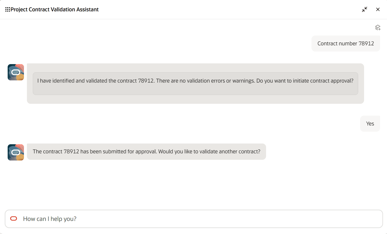 Validating a Contract