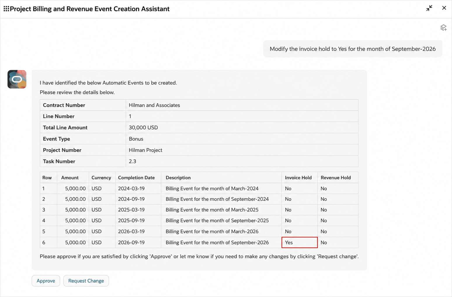 Modify Event Attributes