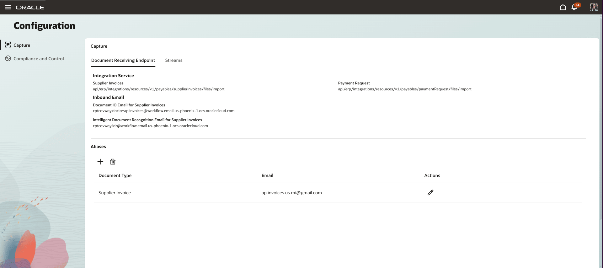 Document Receiving Endpoint