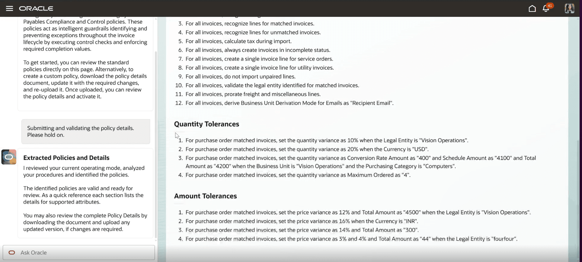 Compliance and Control: Matching Controls & Tolerances