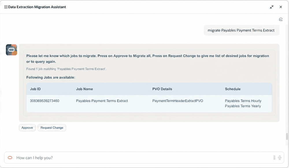 Migrate a job