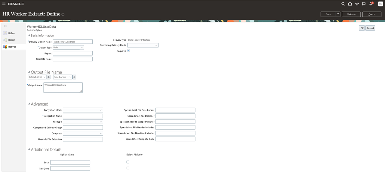 HR Worker Extract: Define