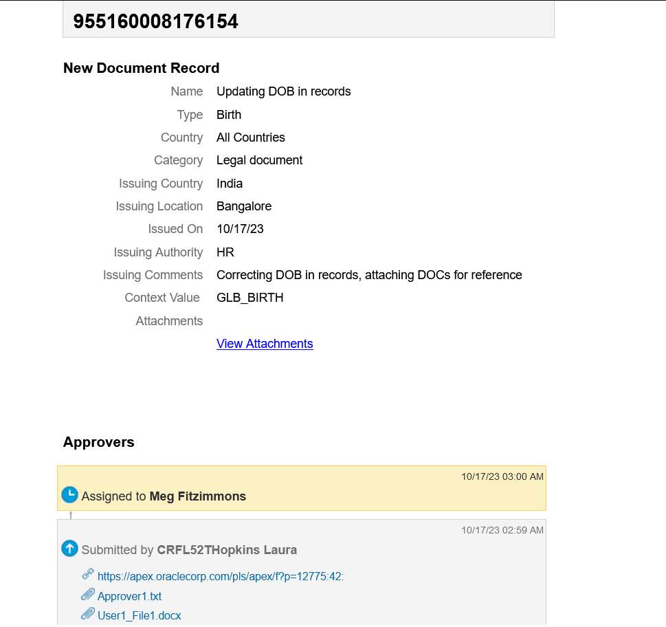 BIP notification