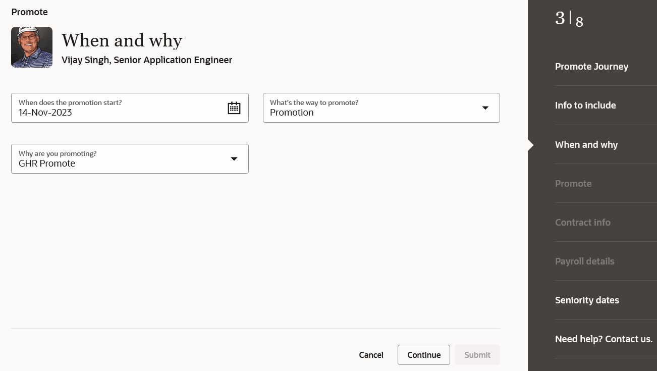 When and why step in Redwood Promote process