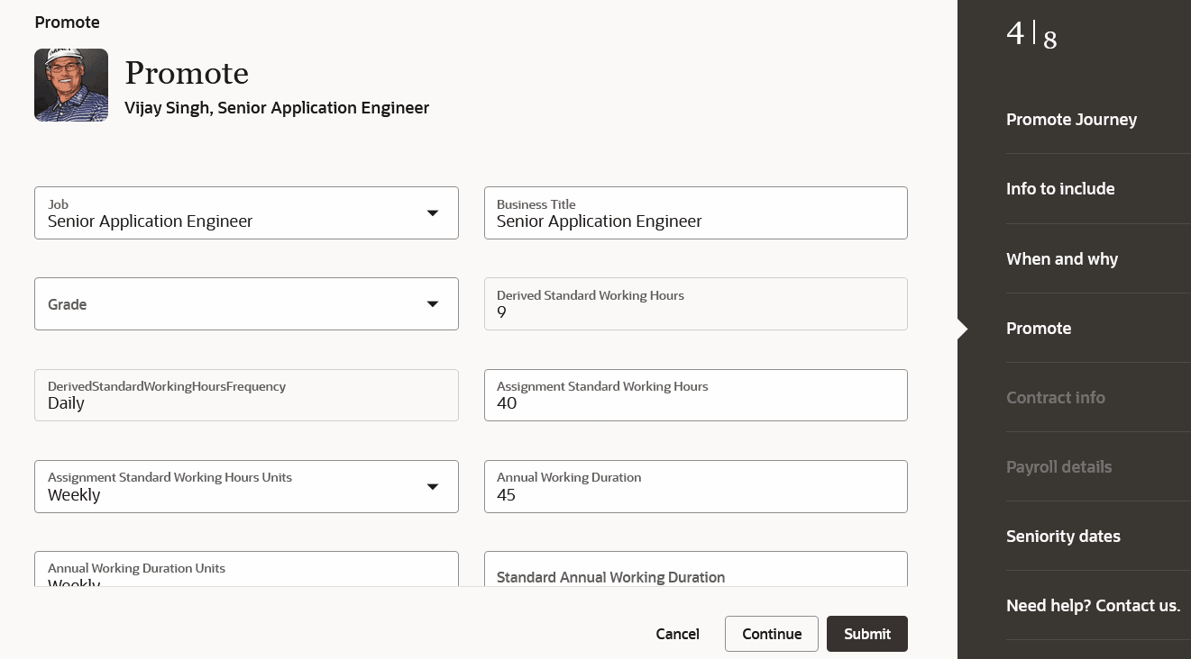 Promote step in Redwood Promote process