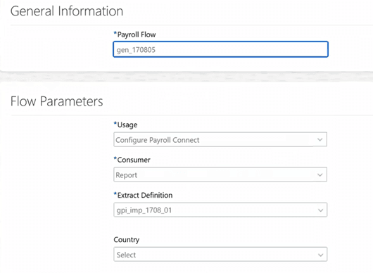 Run the Generate Payroll Connect Interfaces 