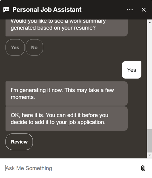 Initiate Work Summary