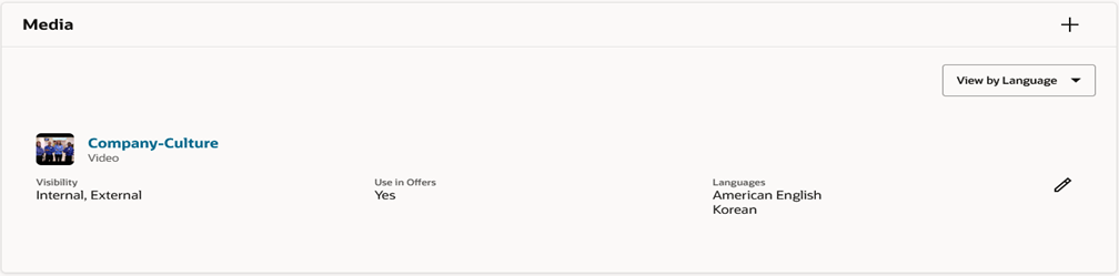 Image showing the link to access a media content.
