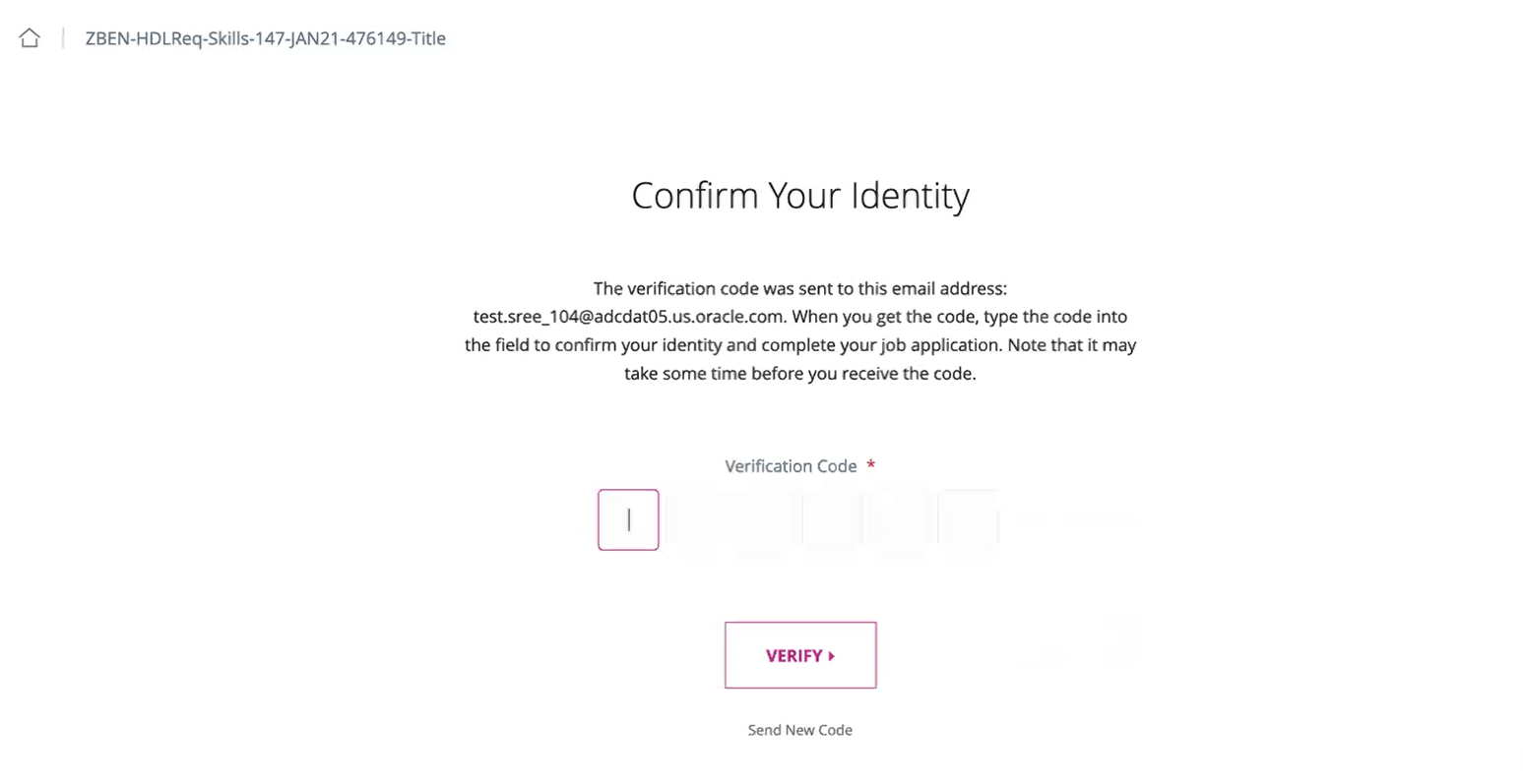 Enter Verification Code