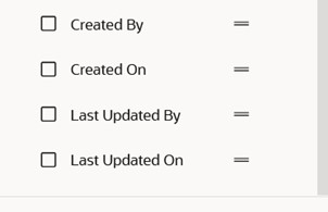 Optional Audit Search Fields