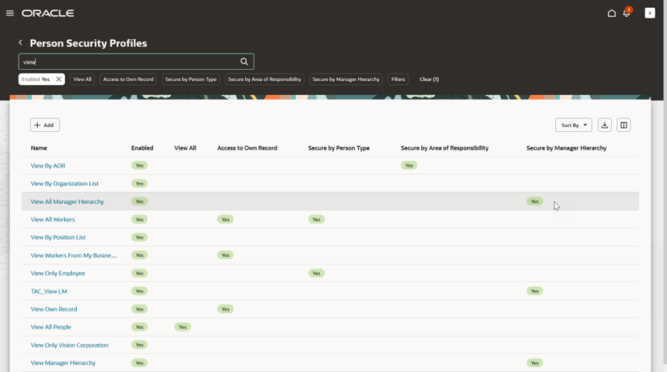 Person Security Profiles Search