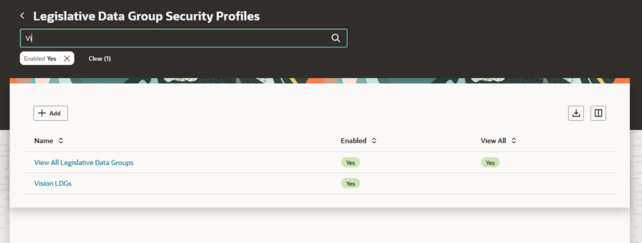 Legislative Data Group Security Profiles Search