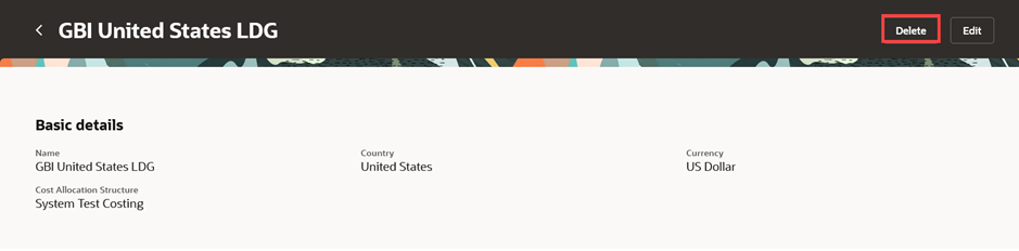Delete a Legislative Data Group