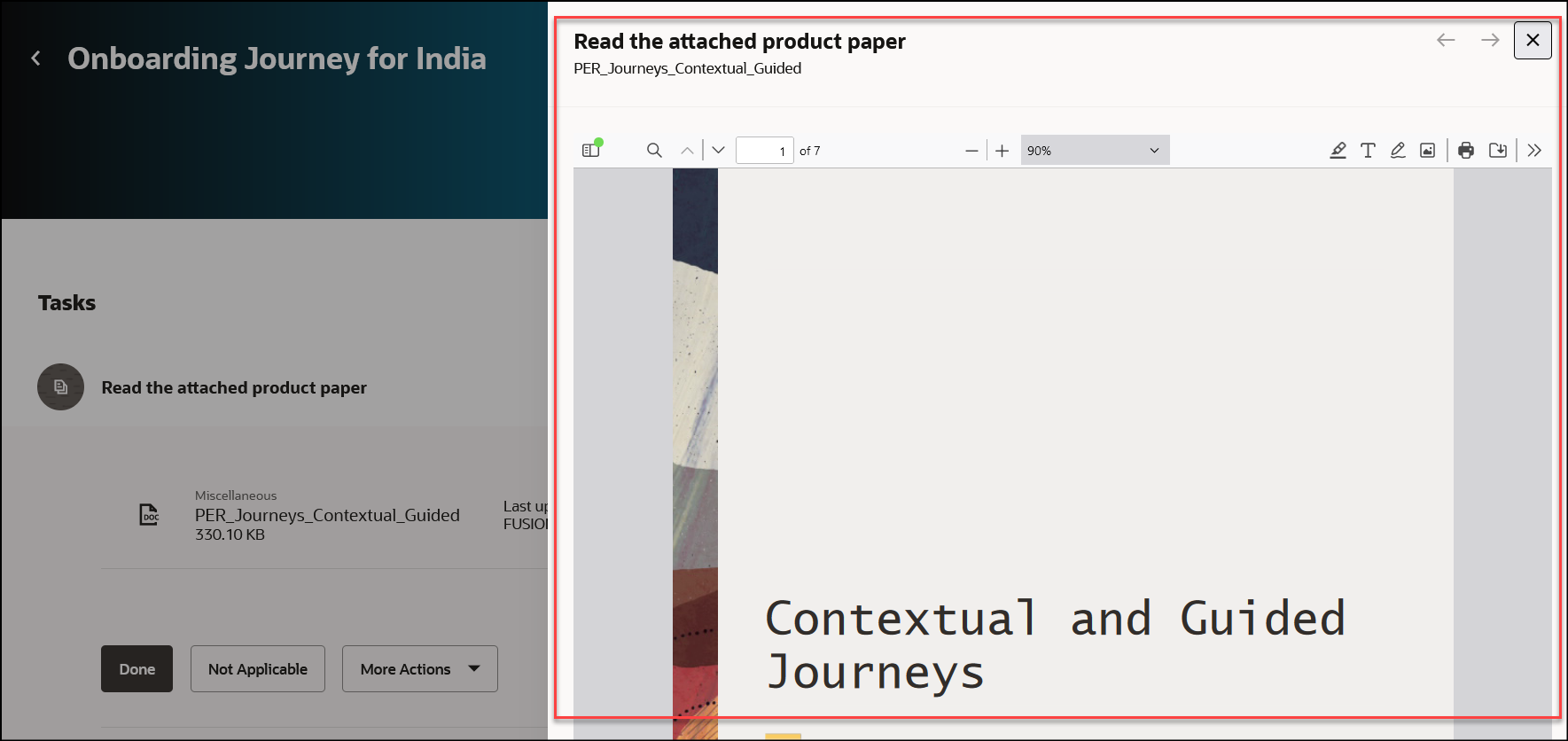 Preview Document Attachment