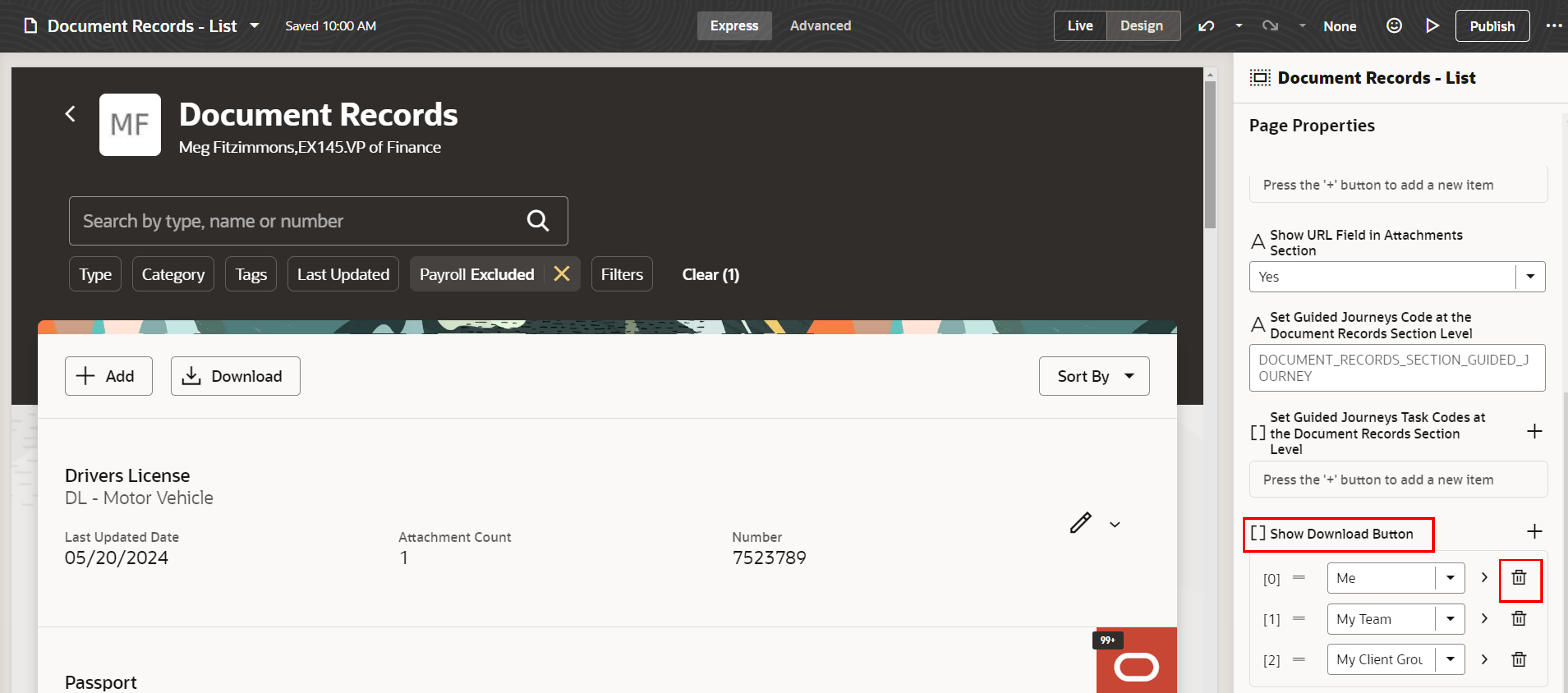Delete Download icon