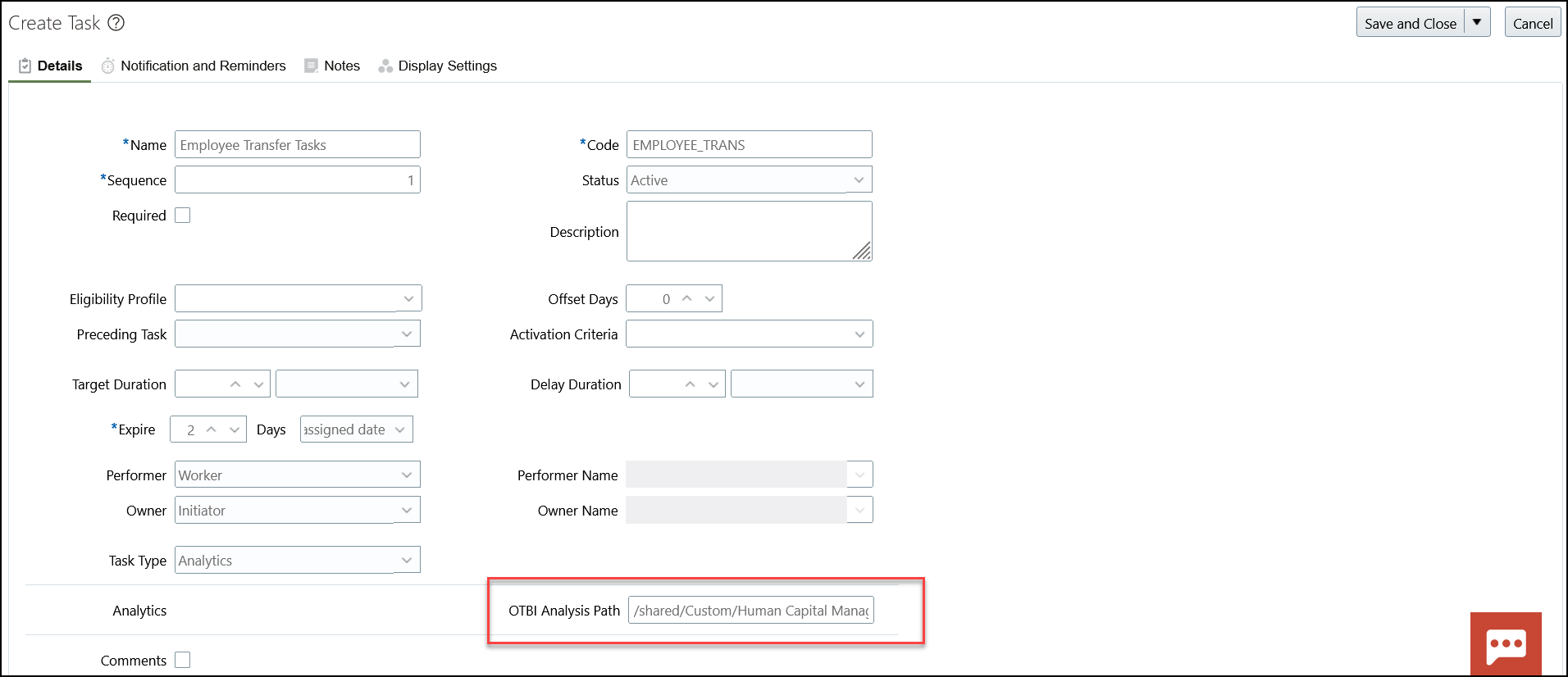 Enter Parameters Directly in OTBI Analysis Path Field