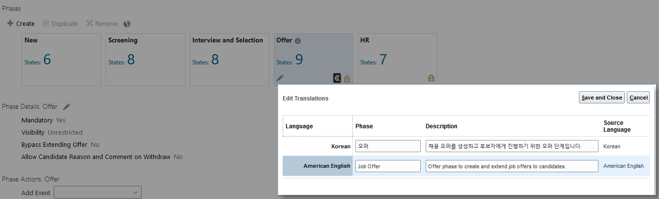 Modifying the Name of a Default Phase