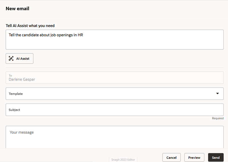 Provide Instructions to AI Assist