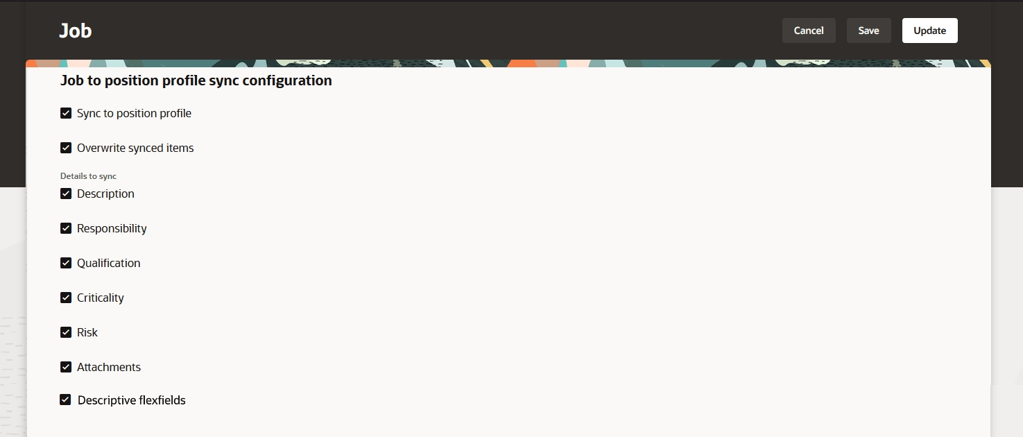 Profile Sync Configuration