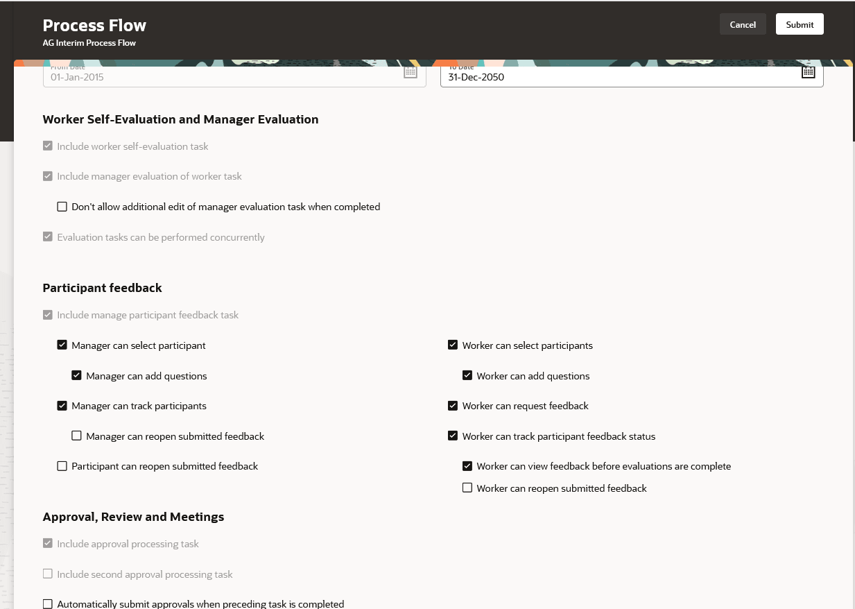 Edit Process Flow