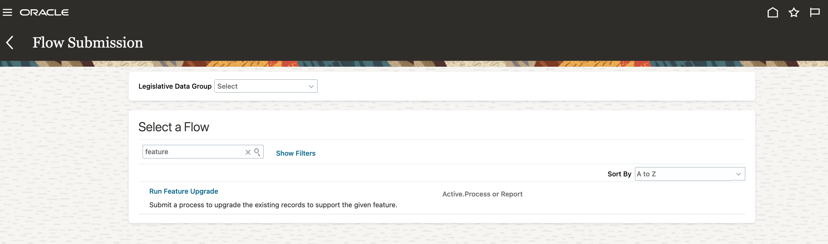 Flow Submission Page