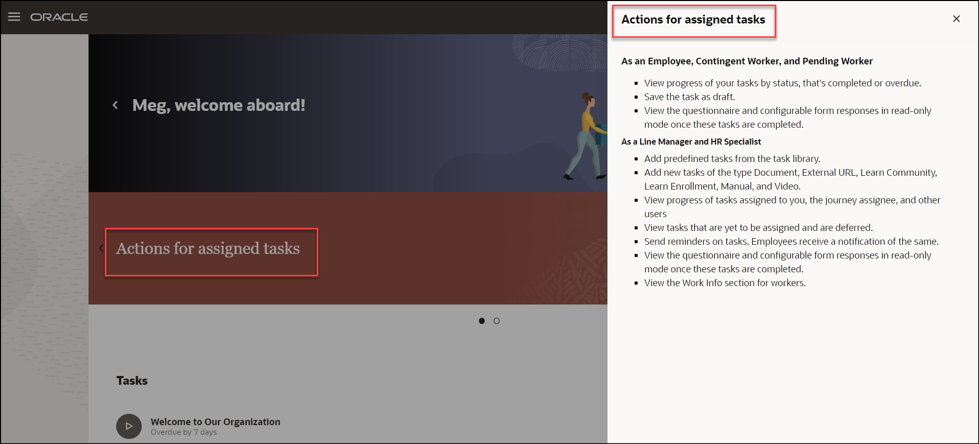 View Page Level Guided Journey for an Assigned Journey