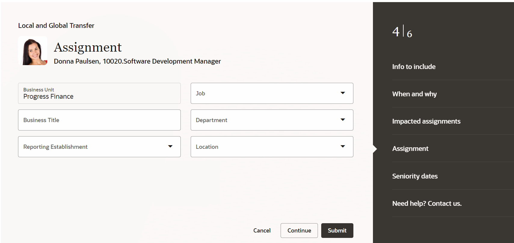 Source assignment data isn't copied when the profile option is set to No