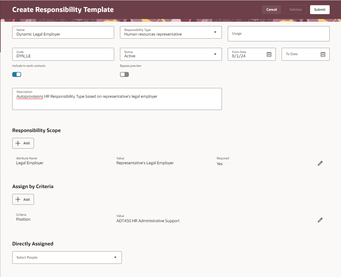Dynamic Legal Employer Scope