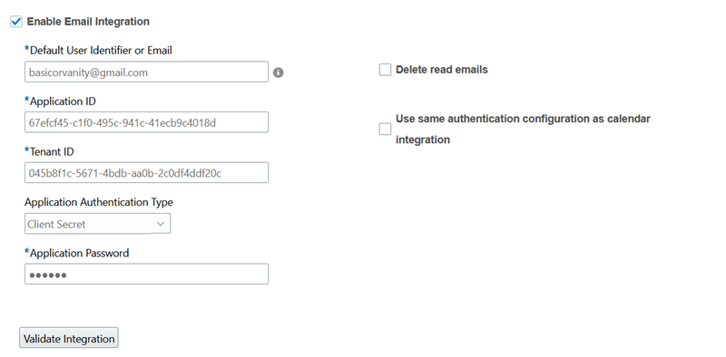 Configuring Microsoft Graph API 