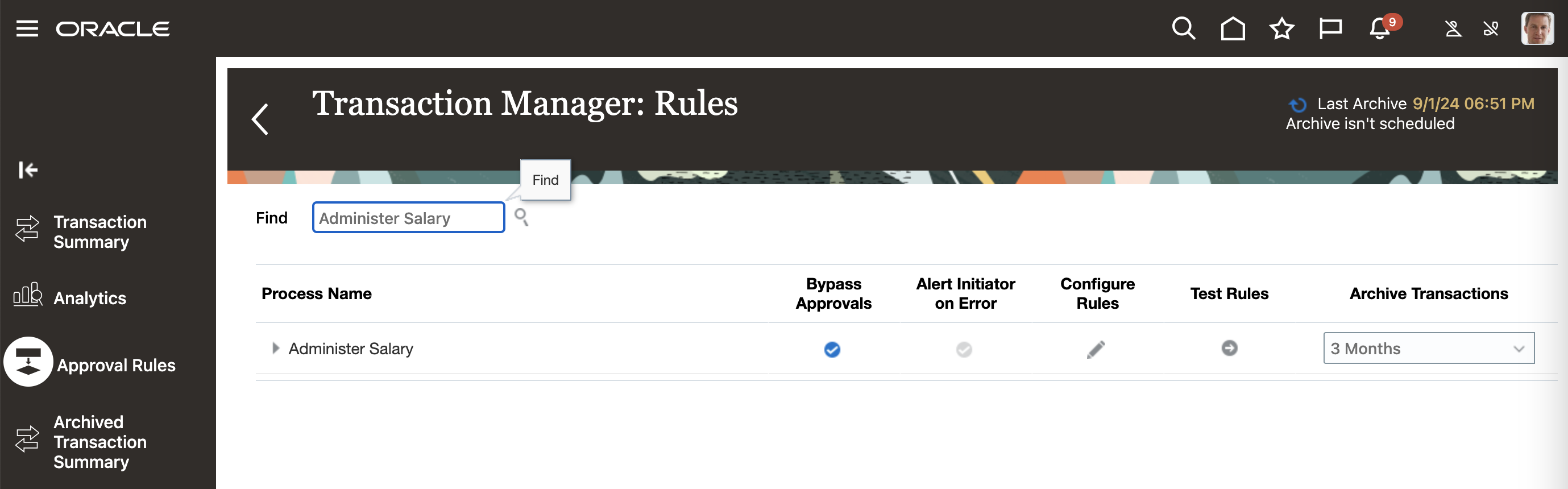 Compensation Manager Change Salary is Configured Without Approvals