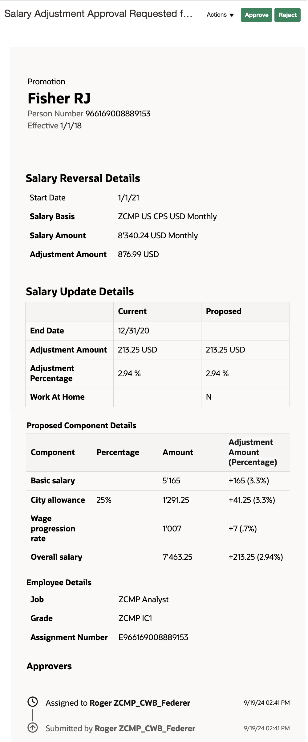 Delete Salary Notification with Simple Components Type Salary