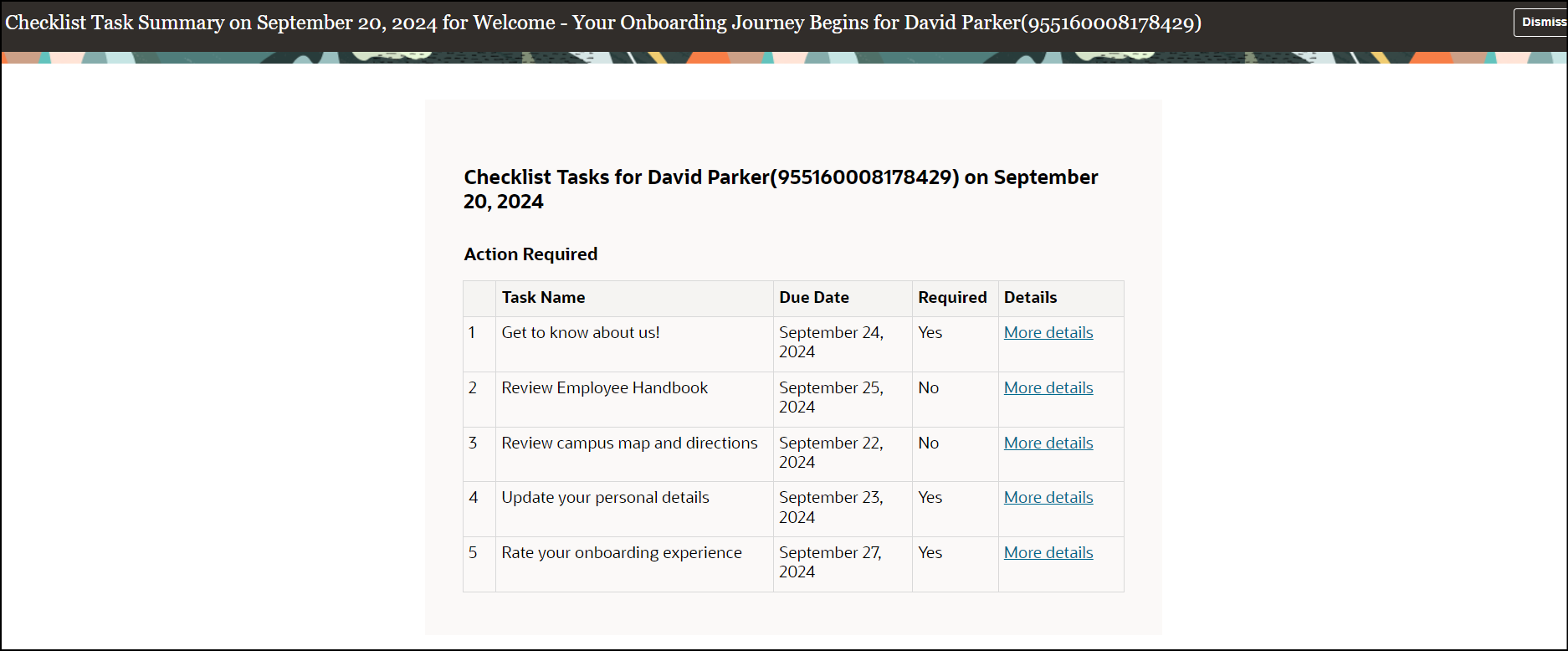 Task Combined Notification