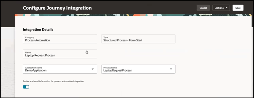 Configure Journey Integration with OPA