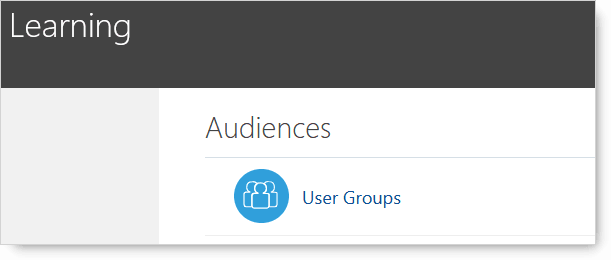 Renamed to User Groups