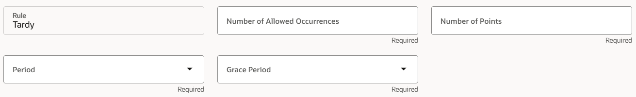 Tardy Rule Parameters