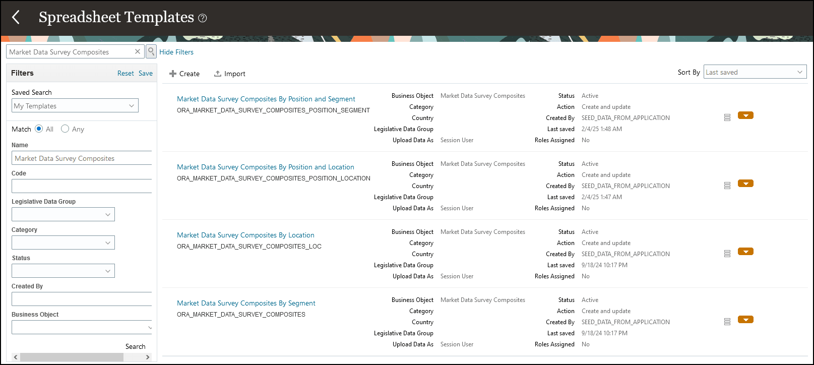 Spreadsheet Templates