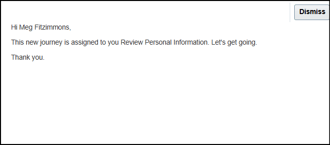 Body of Received Alert Notification
