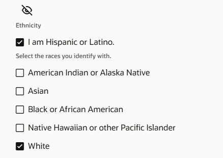 US Ethnicity Unmasked on a Redwood page