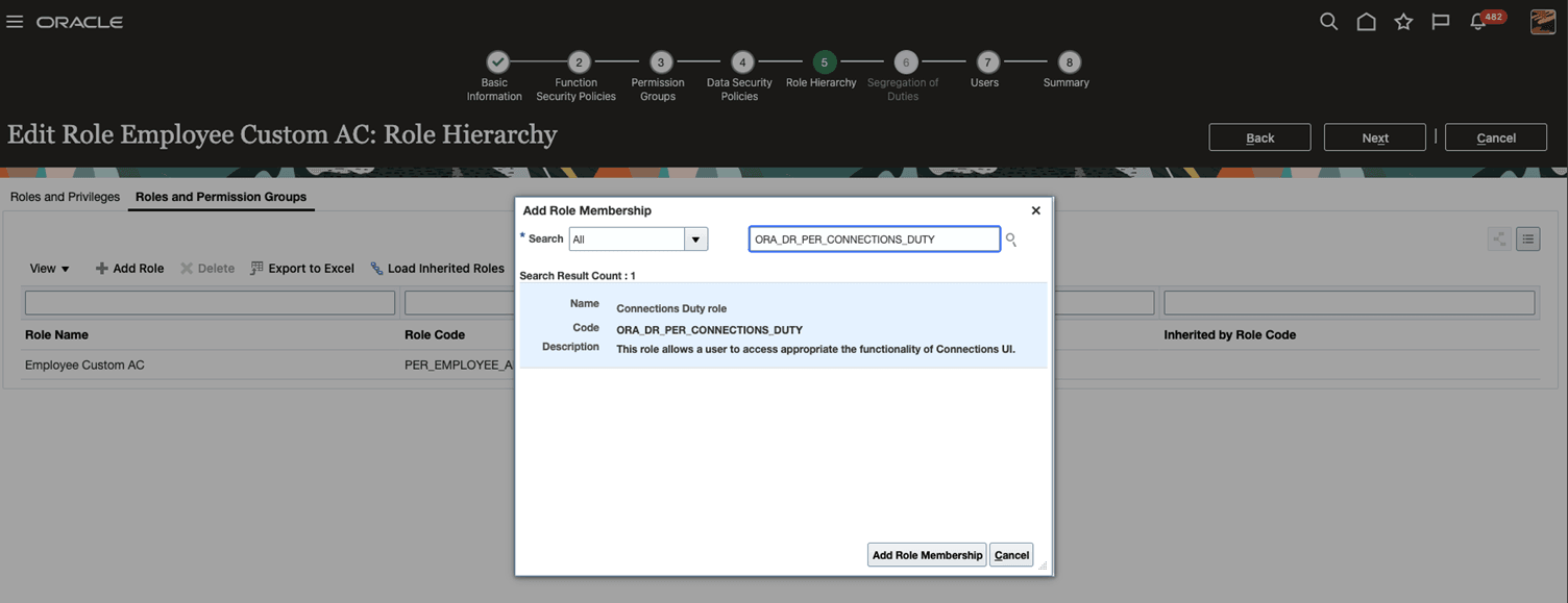 Enabling Permission Groups