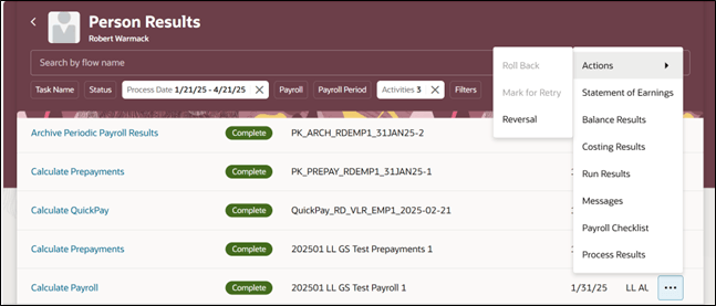Person Results Redwood Redesigned UI