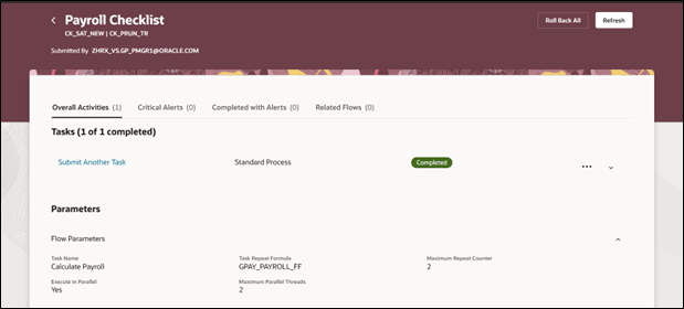Submit Another Task Flow Checklist