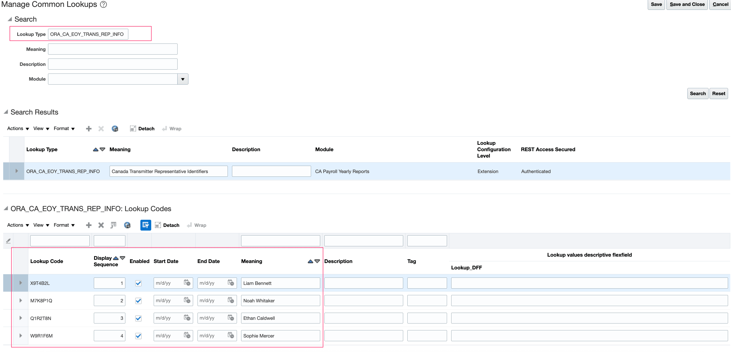 Multiple Transmitter Representative ID Configuration