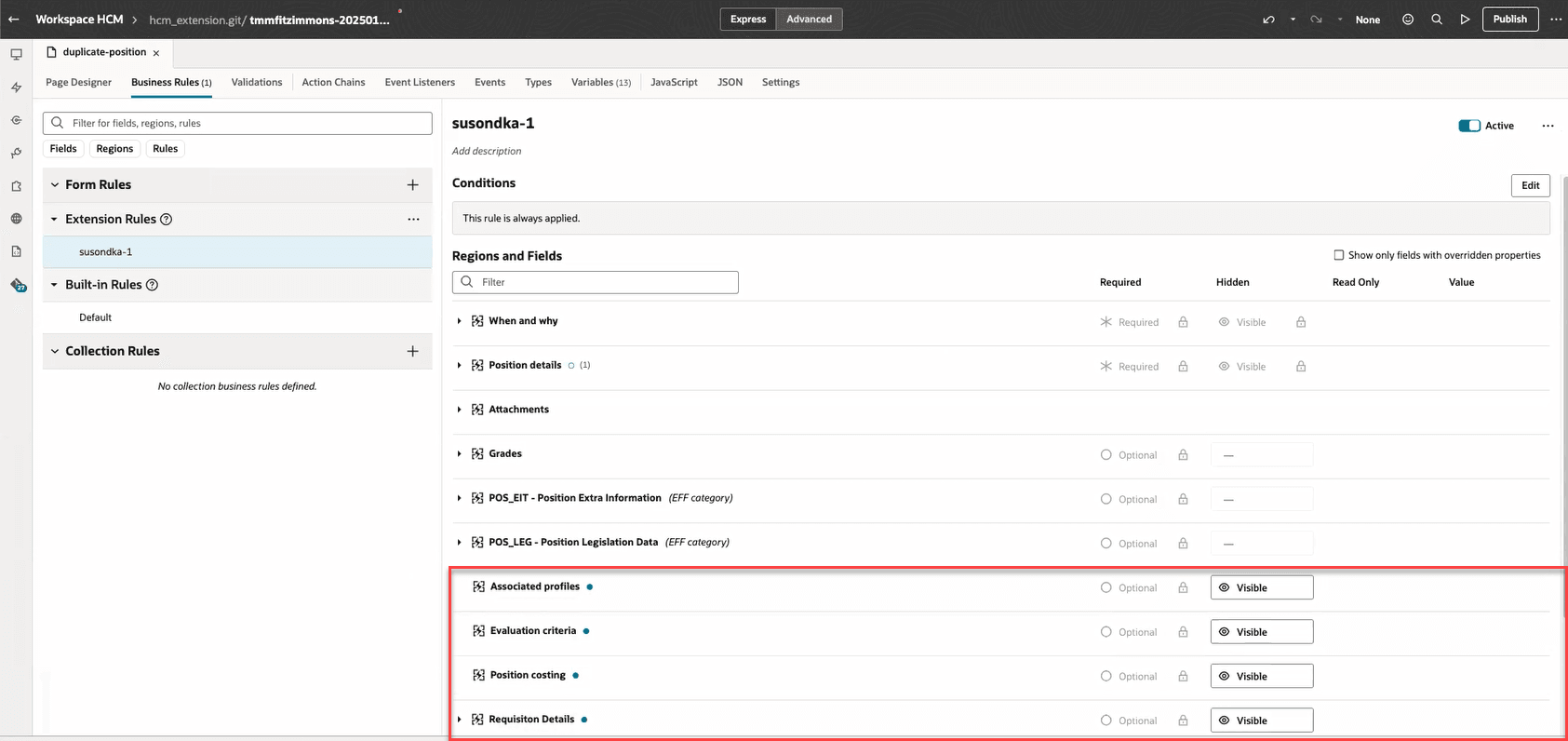 Include additional steps using VB Studio business rules